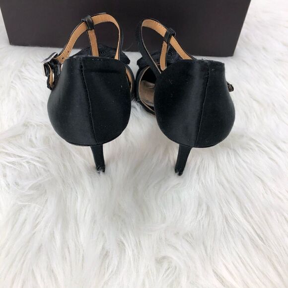 Badgley Mischka Kamille Floreat Peep Toe Heels - Picture 6 of 9